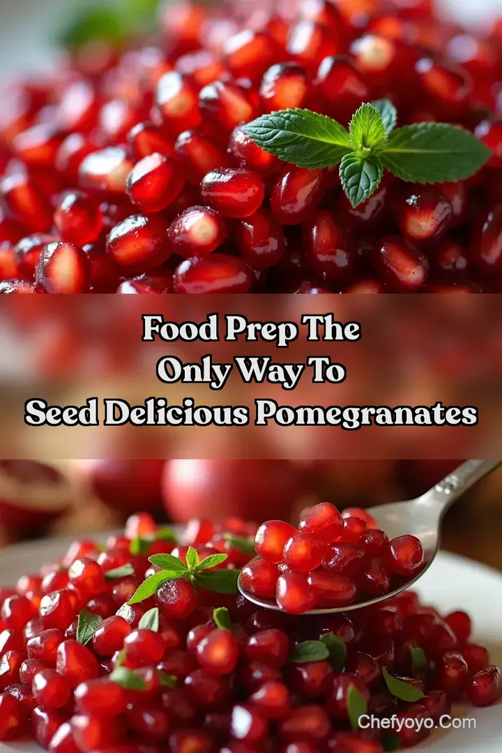 Food Prep The Only Way to Seed Delicious Pomegranates