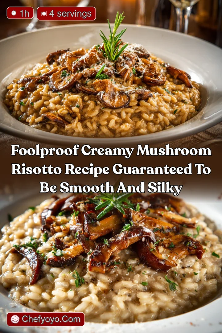 Foolproof Creamy Mushroom Risotto Recipe Guaranteed to be Smooth and Silky