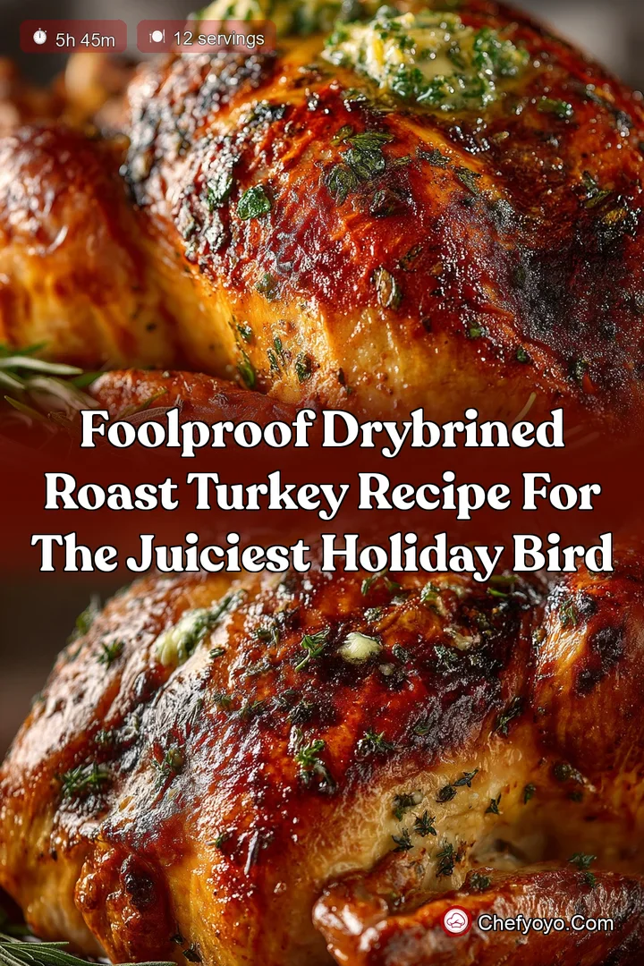 Foolproof DryBrined Roast Turkey Recipe for the Juiciest Holiday Bird
