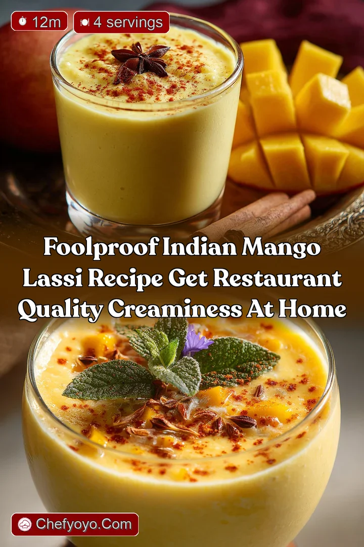 Foolproof Indian Mango Lassi Recipe Get Restaurant Quality Creaminess at Home