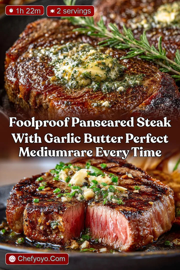 Foolproof PanSeared Steak with Garlic Butter Perfect MediumRare Every Time