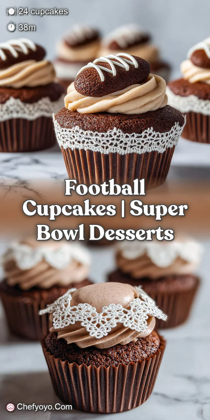 Macro shot of smooth, glossy brown chocolate frosting featuring thick, textured white piping in a lace pattern.