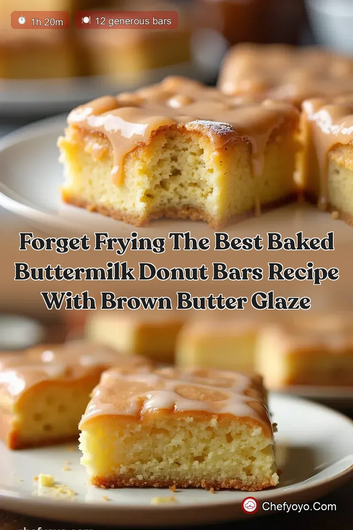 Forget Frying The Best Baked Buttermilk Donut Bars Recipe with Brown Butter Glaze