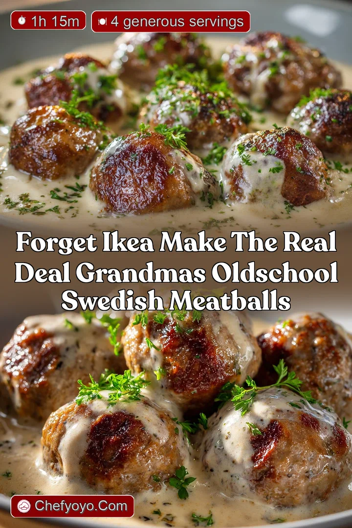 Forget IKEA Make the Real Deal Grandmas OldSchool Swedish Meatballs