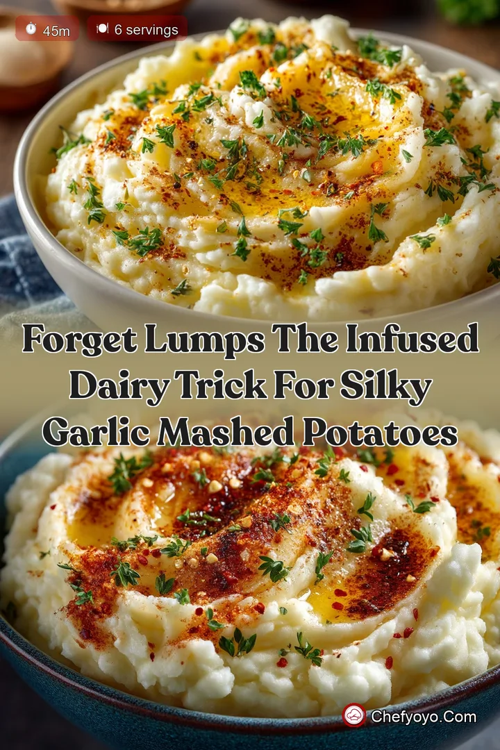 Forget Lumps The Infused Dairy Trick for Silky Garlic Mashed Potatoes