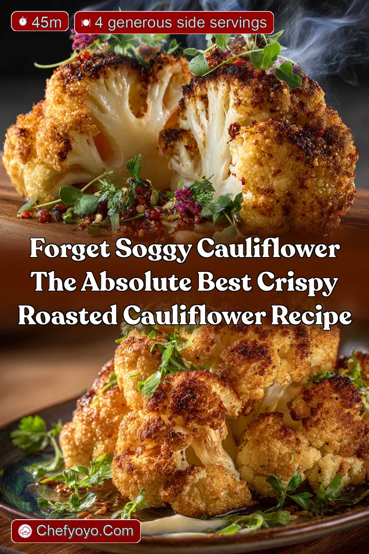 Forget Soggy Cauliflower The Absolute Best Crispy Roasted Cauliflower Recipe