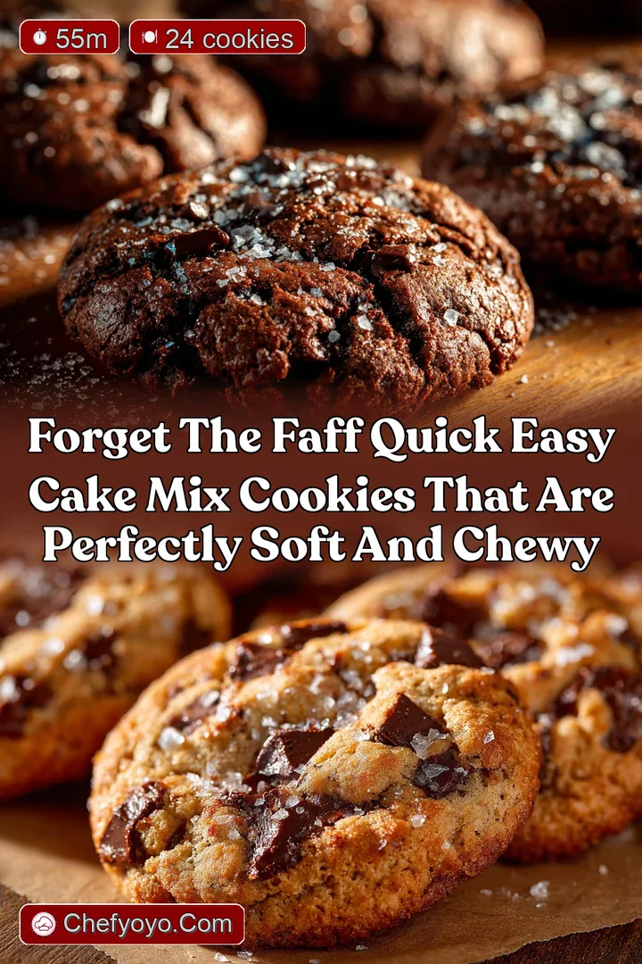 Forget the Faff Quick Easy Cake Mix Cookies that are Perfectly Soft and Chewy