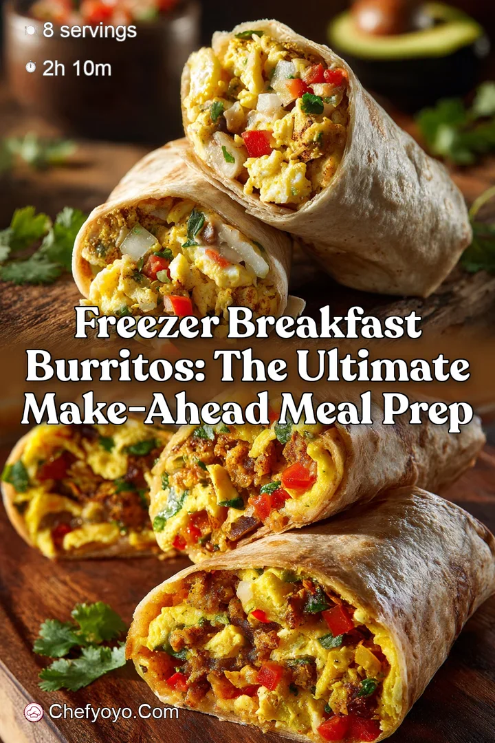 Freezer Breakfast Burritos: The Ultimate Make-Ahead Meal Prep