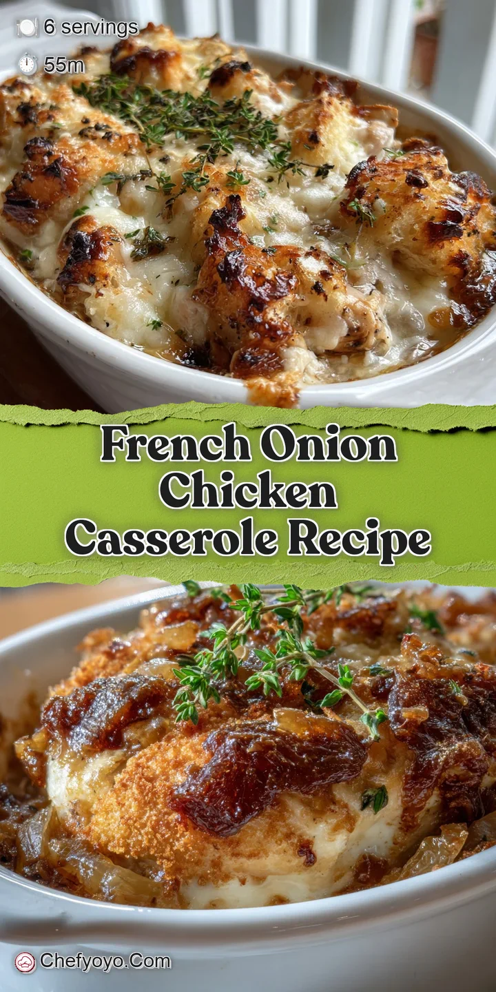 Close-up of melted cheese bubbling over savory chicken casserole. Golden brown & bubbly, with a hint of herbs.