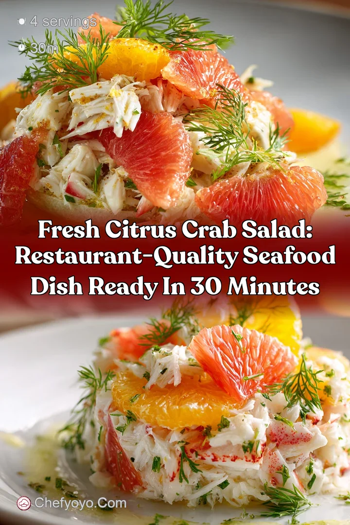 Fresh Citrus Crab Salad: Restaurant-Quality Seafood Dish Ready in 30 Minutes