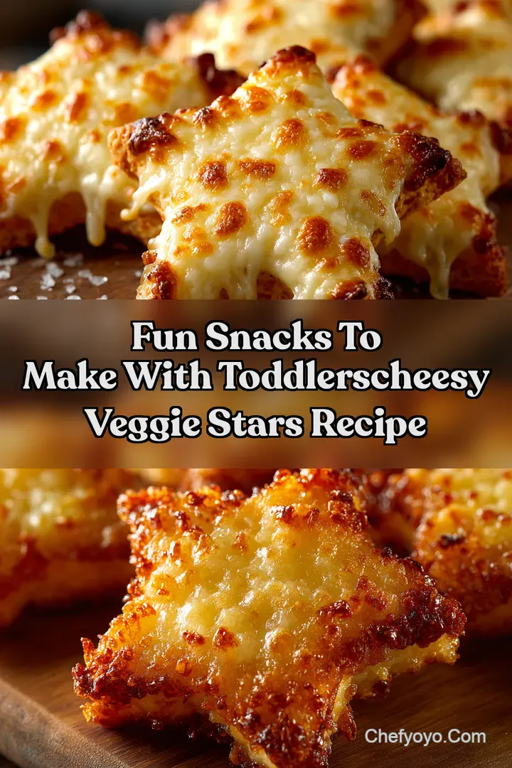 Fun Snacks To Make With ToddlersCheesy Veggie Stars Recipe