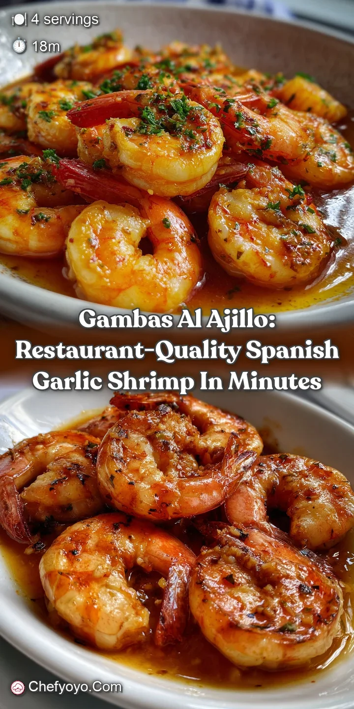 Gambas al Ajillo: Restaurant-Quality Spanish Garlic Shrimp in Minutes