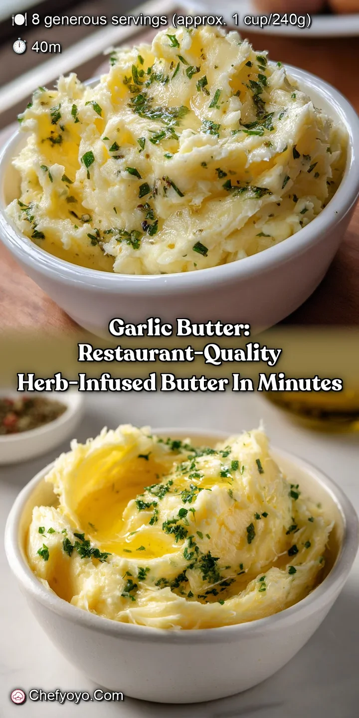 Garlic Butter: Restaurant-Quality Herb-Infused Butter in Minutes