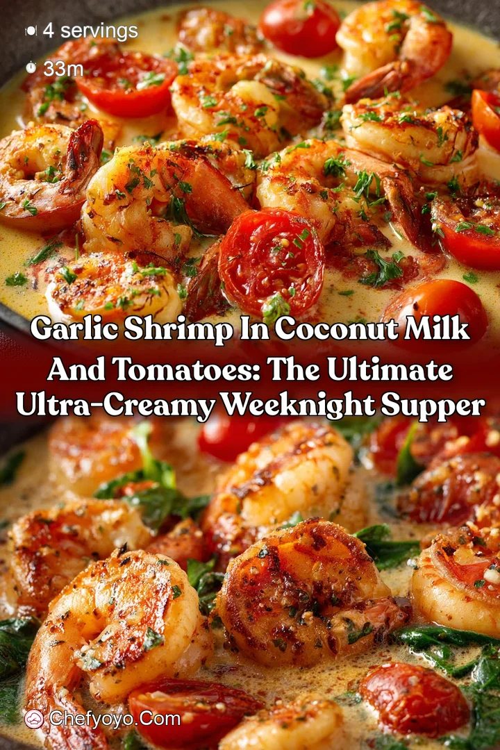 Garlic Shrimp in Coconut Milk and Tomatoes: The Ultimate Ultra-Creamy Weeknight Supper