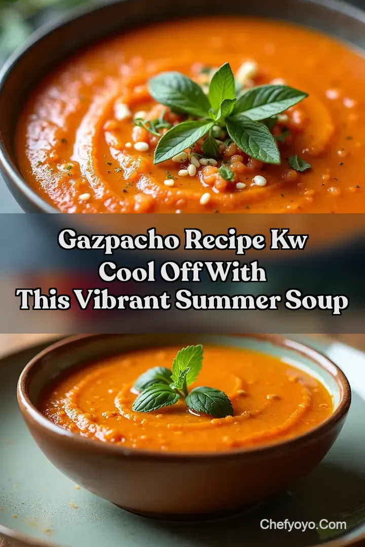 Gazpacho Recipe kw Cool Off With This Vibrant Summer Soup