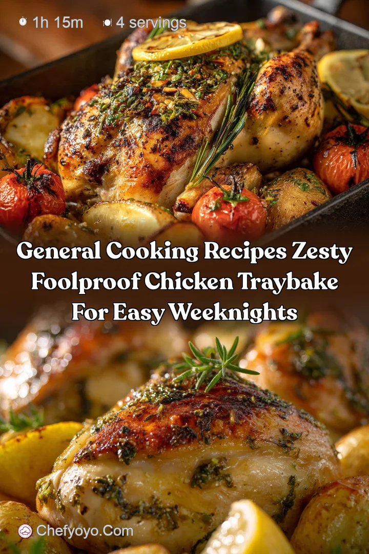 General cooking recipes Zesty Foolproof Chicken Traybake for Easy Weeknights