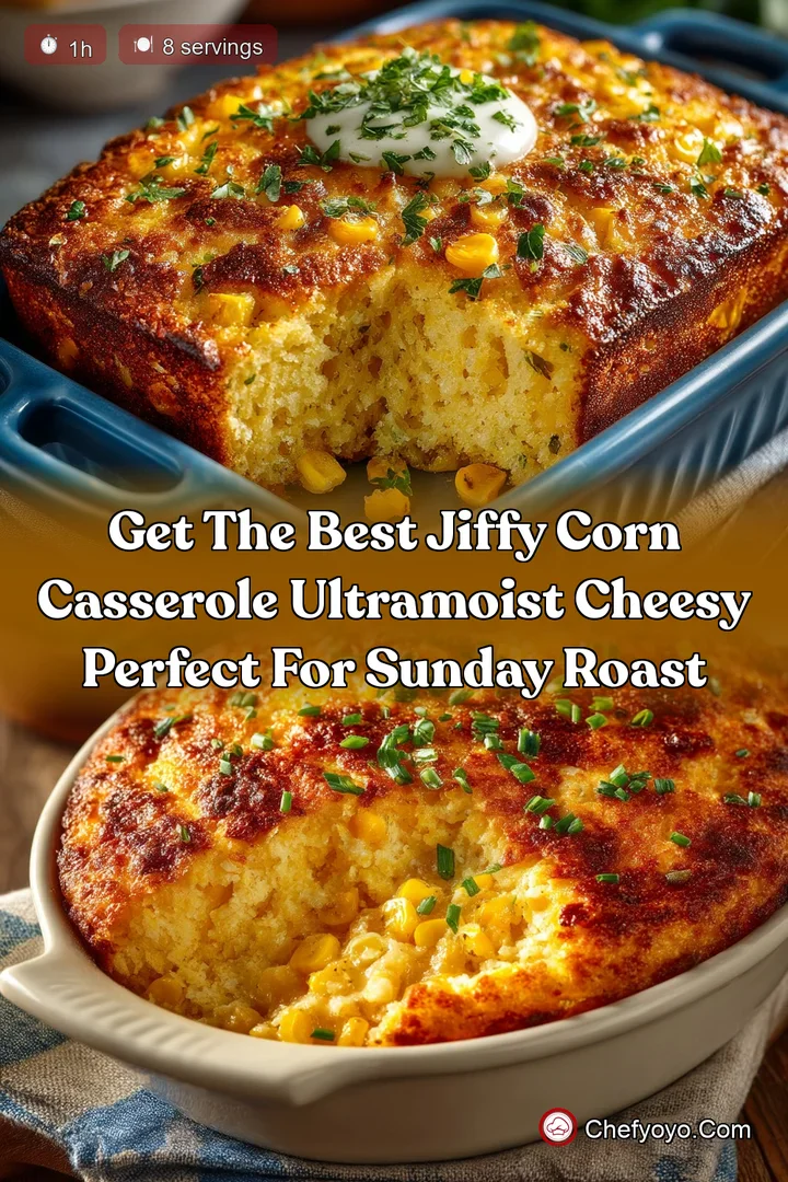 Get the Best Jiffy Corn Casserole UltraMoist Cheesy Perfect for Sunday Roast