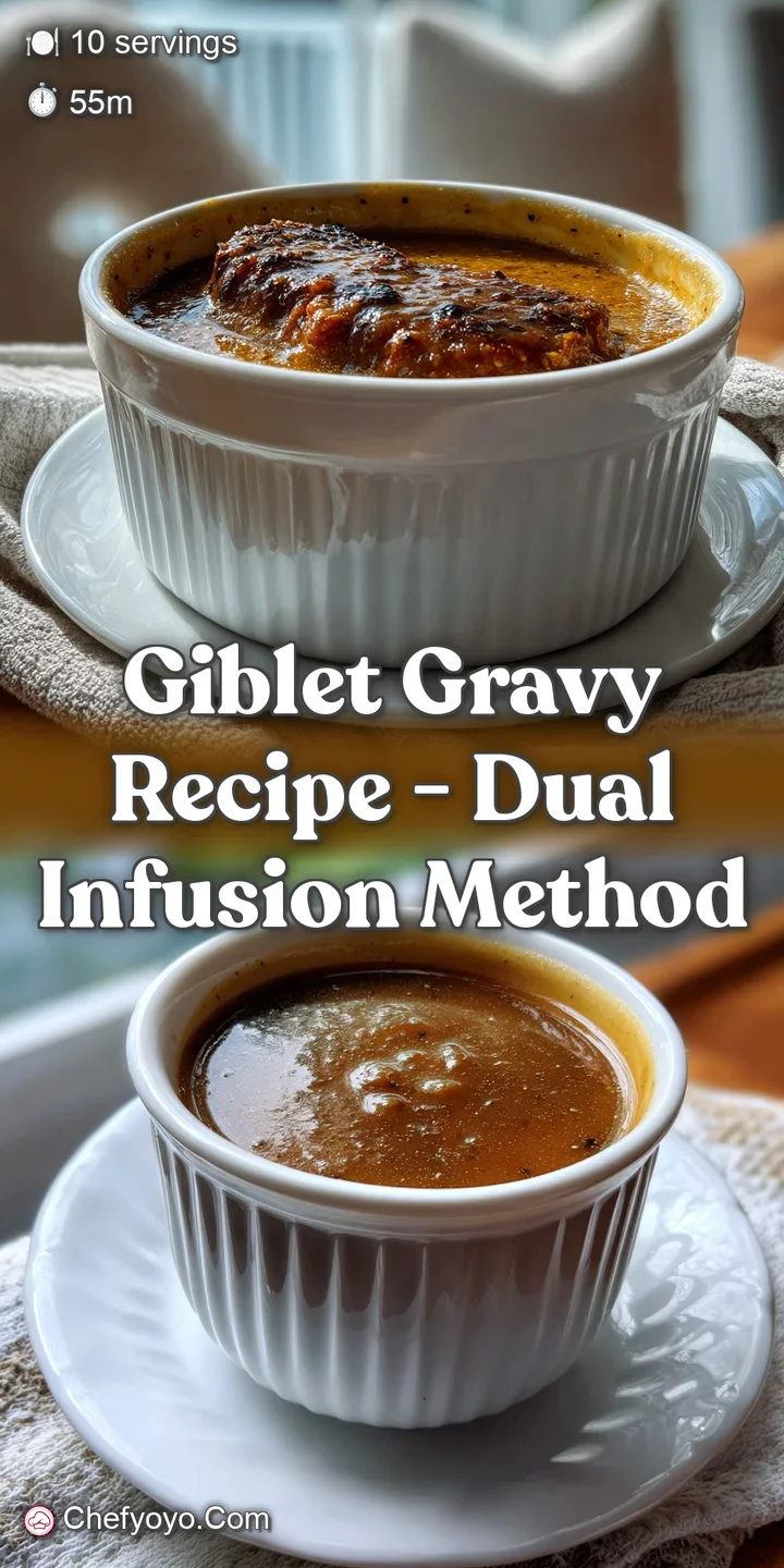 Close-up of bubbling, glossy gravy, showcasing a deep, inviting mahogany hue. The thick liquid hints at a rich, savory fla...