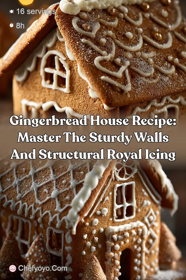 Gingerbread House Recipe: Master the Sturdy Walls and Structural Royal Icing