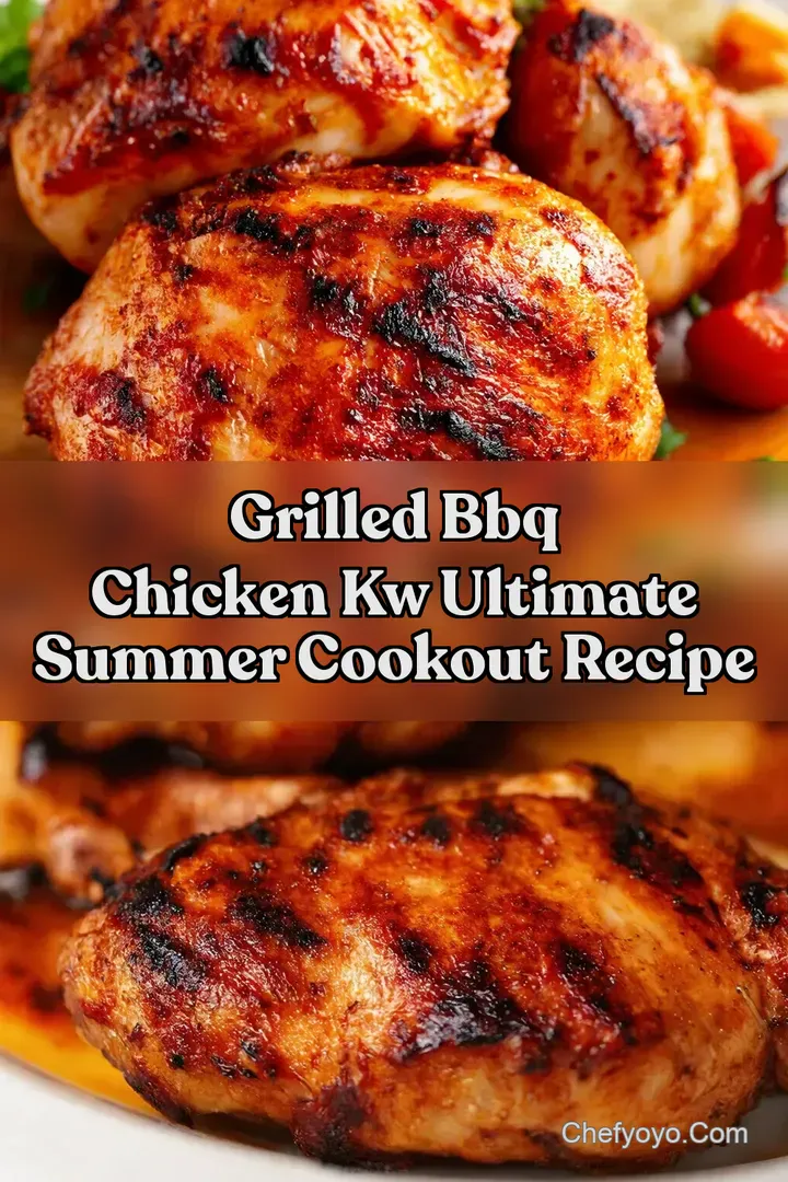 Grilled BBQ Chicken kw Ultimate Summer Cookout Recipe