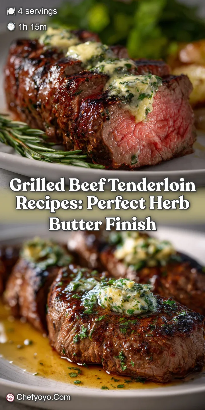 Grilled Beef Tenderloin Recipes: Perfect Herb Butter Finish