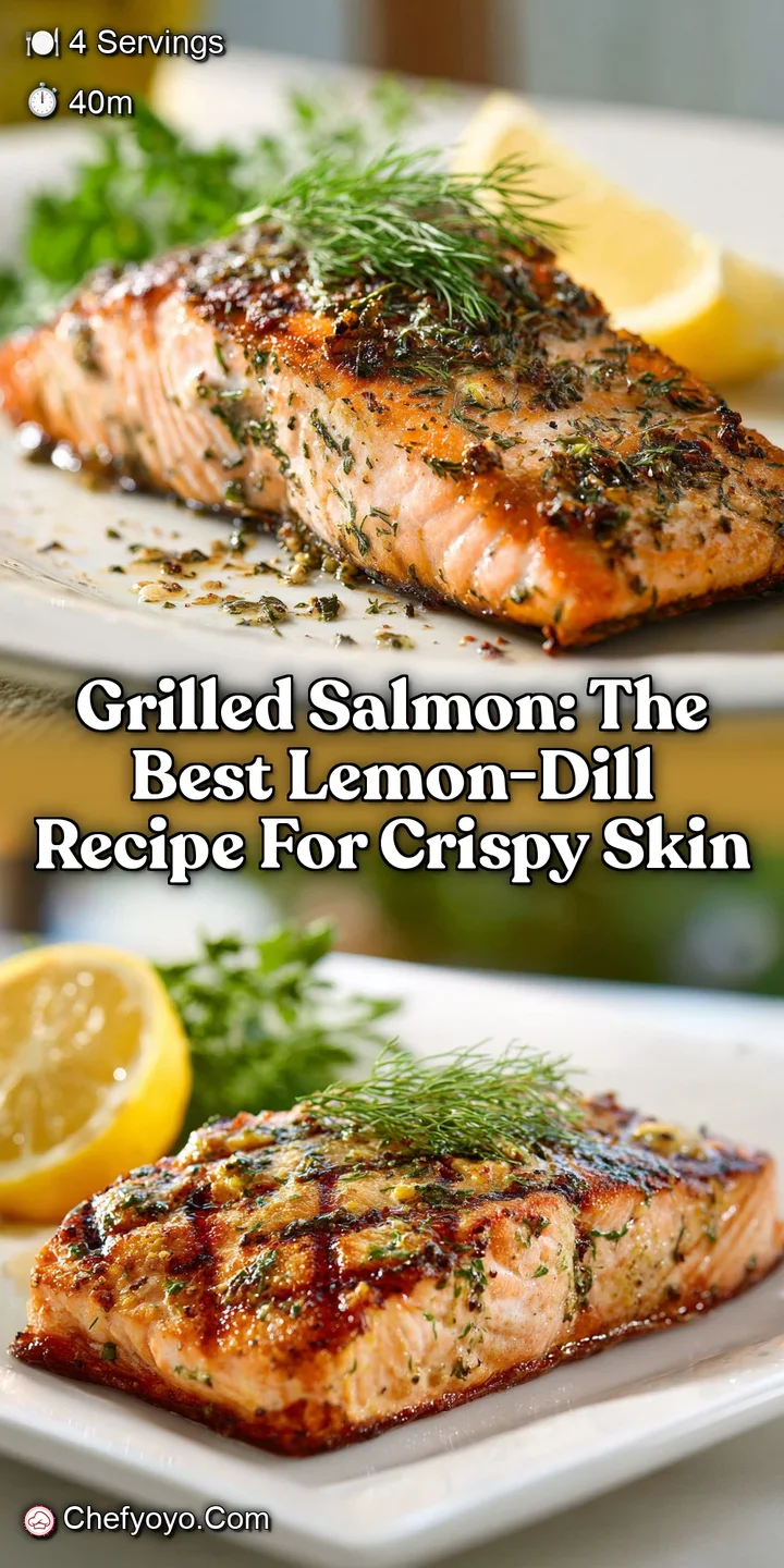 Grilled Salmon: The Best Lemon-Dill Recipe for Crispy Skin