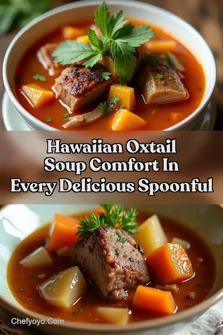 Hawaiian Oxtail Soup Comfort In Every Delicious Spoonful