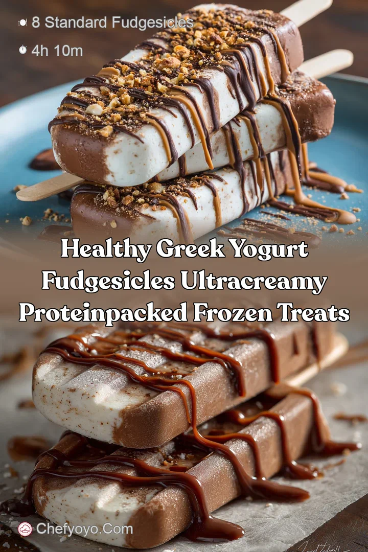 Healthy Greek Yogurt Fudgesicles UltraCreamy ProteinPacked Frozen Treats