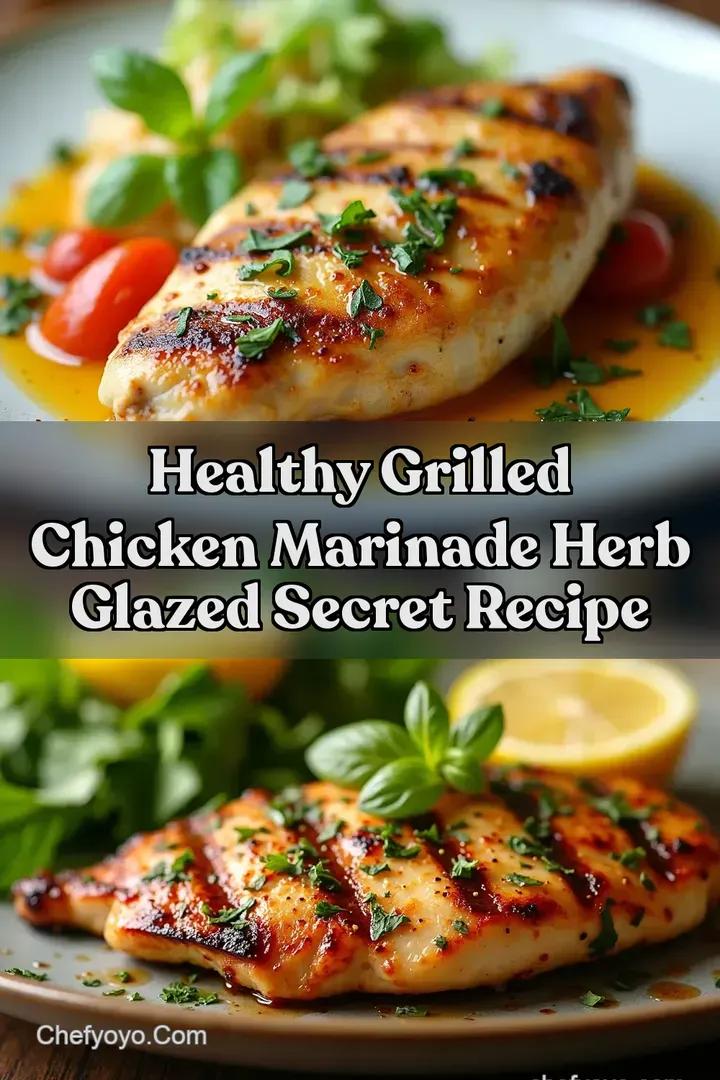 Healthy grilled chicken marinade Herb Glazed Secret Recipe