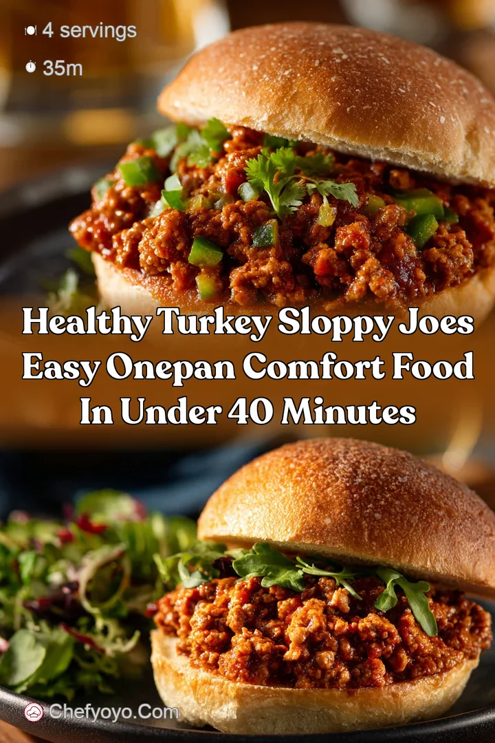 Healthy Turkey Sloppy Joes Easy OnePan Comfort Food in Under 40 Minutes
