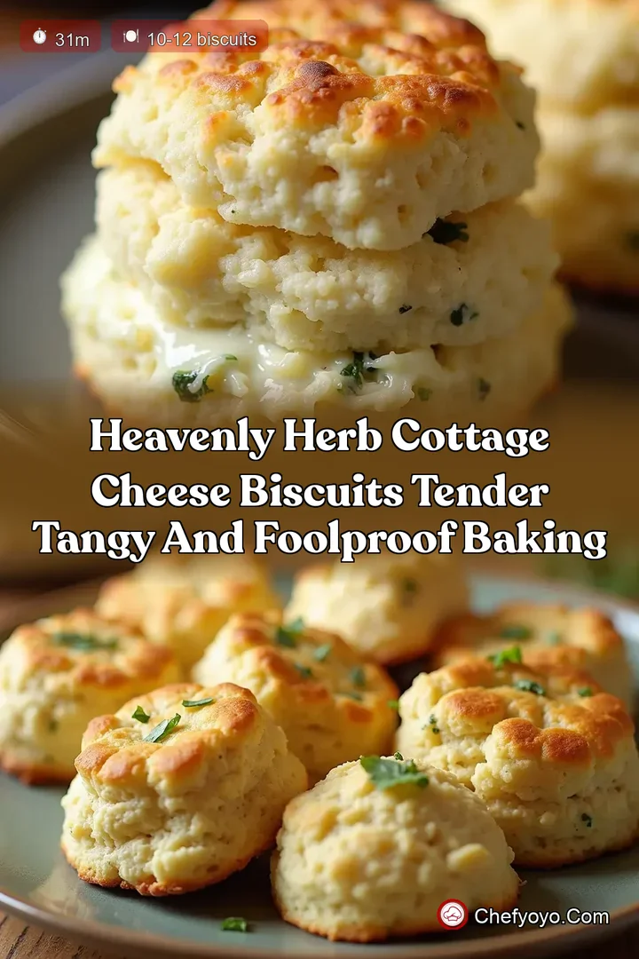 Heavenly Herb Cottage Cheese Biscuits Tender Tangy and Foolproof Baking