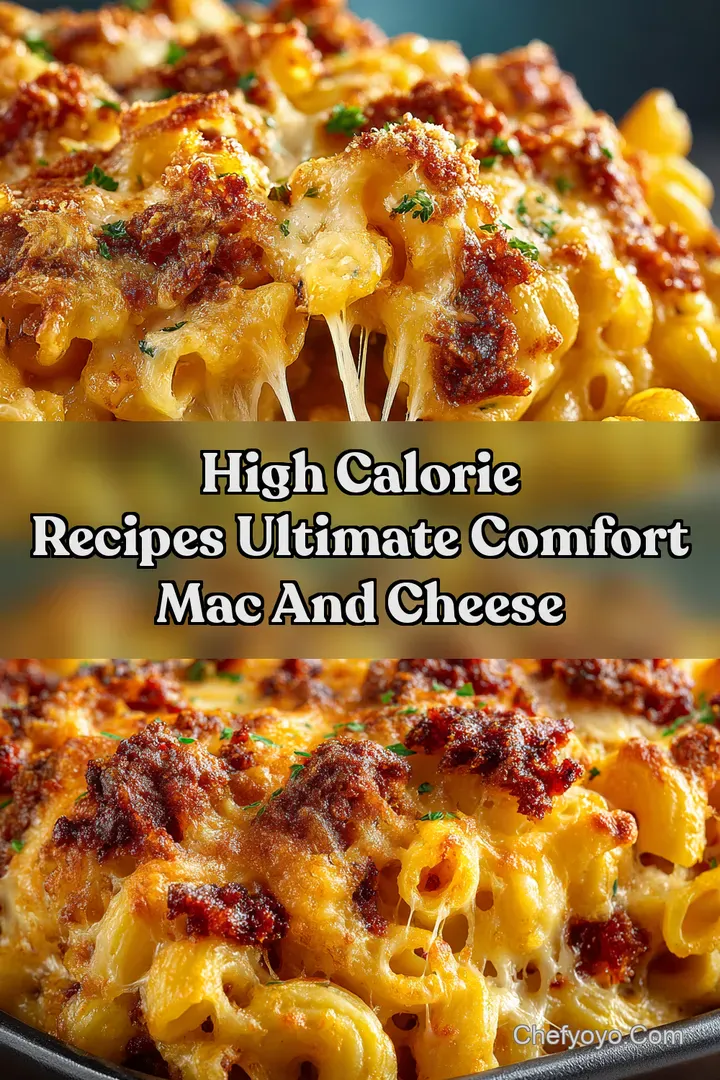 High Calorie Recipes Ultimate Comfort Mac and Cheese