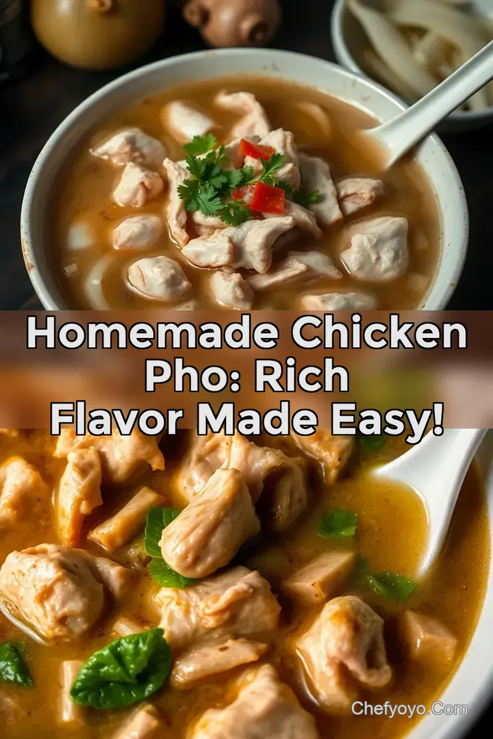 Homemade Chicken Pho: Rich Flavor Made Easy!