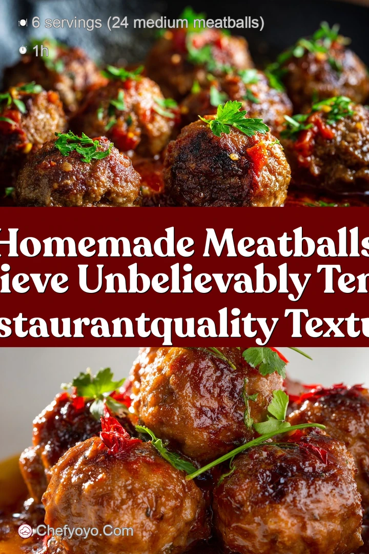 Homemade Meatballs Achieve Unbelievably Tender RestaurantQuality Texture