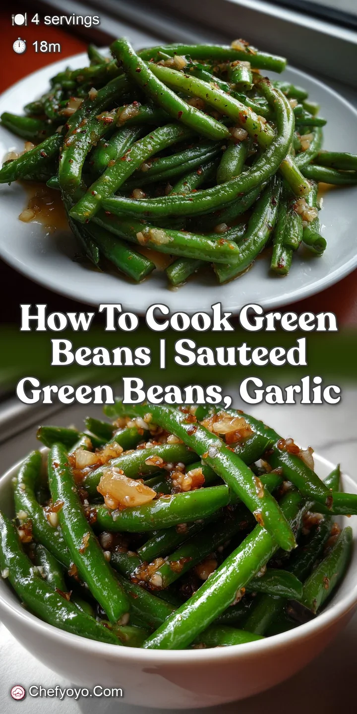 how to cook green beans | Sauteed Green Beans Garlic