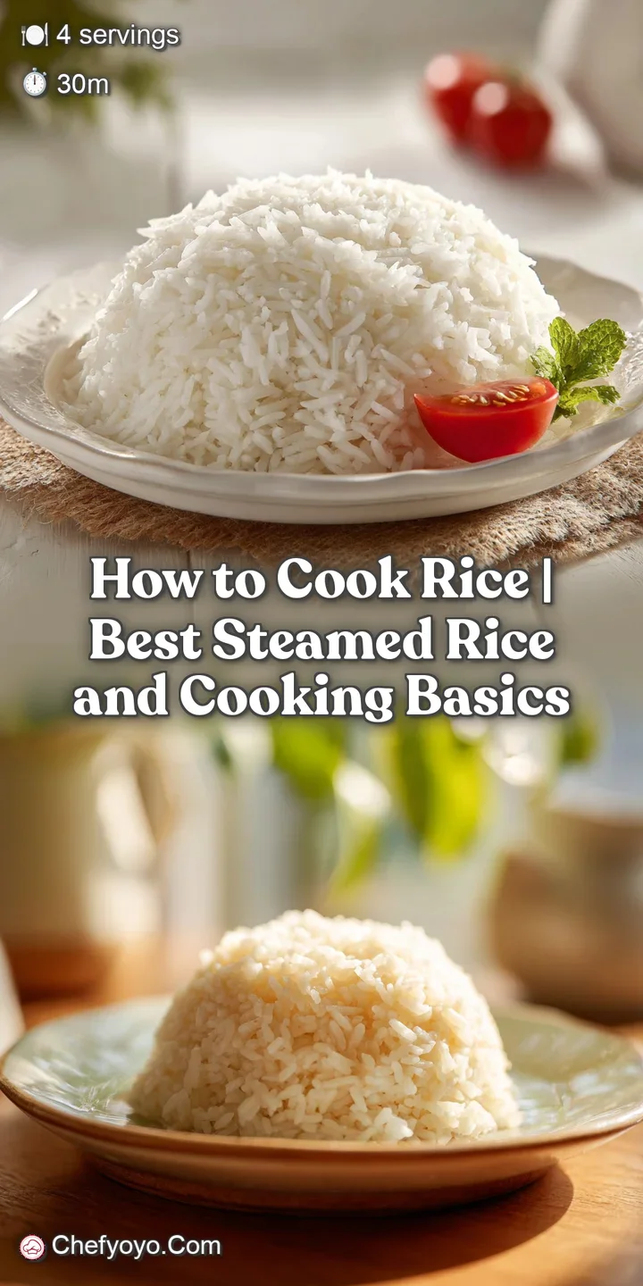 Close-up of individual, separate grains of steaming white rice, showing their delicate texture.