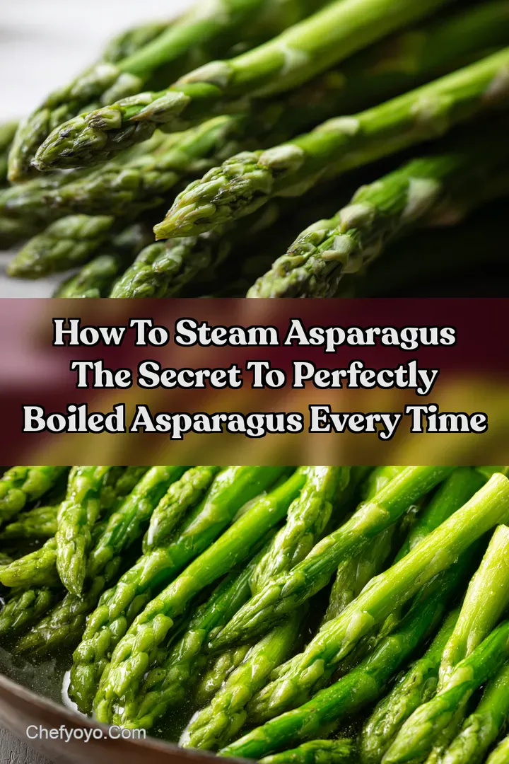 How to Steam Asparagus The Secret to Perfectly Boiled Asparagus Every Time