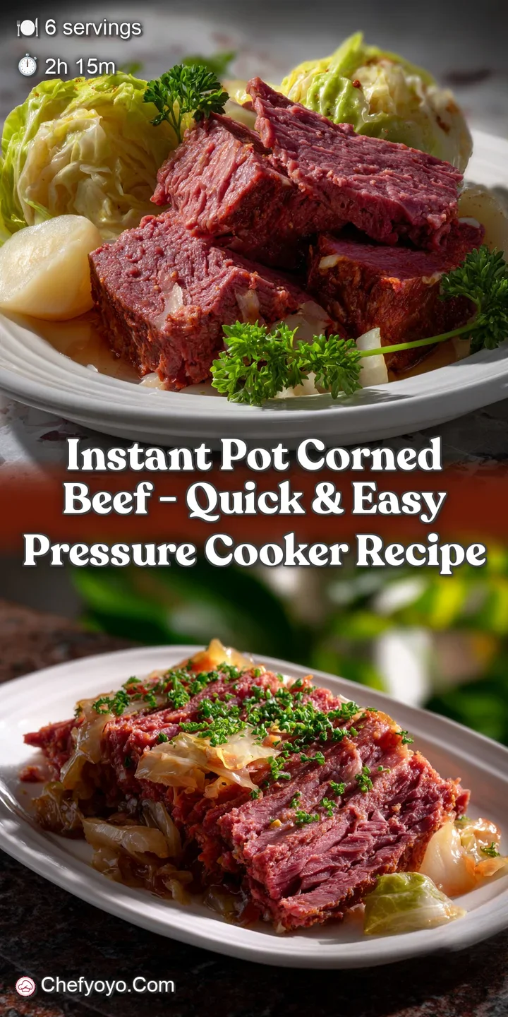 Instant Pot Corned Beef - Quick & Easy Pressure Cooker Recipe