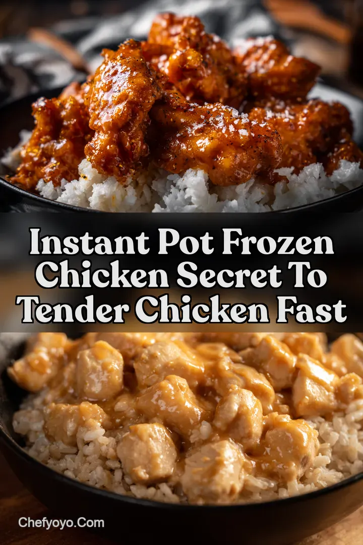 Instant Pot Frozen Chicken Secret To Tender Chicken Fast
