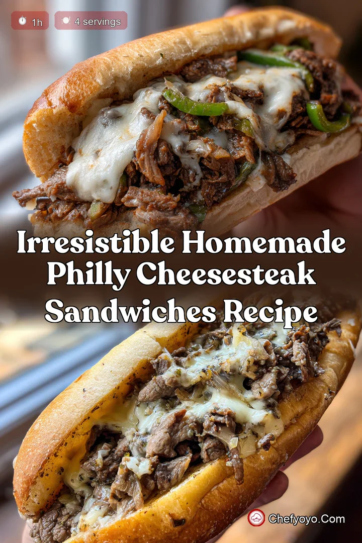 Irresistible Homemade Philly Cheesesteak Sandwiches Recipe