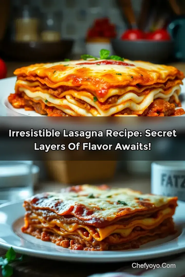 Irresistible Lasagna Recipe: Secret Layers of Flavor Awaits!