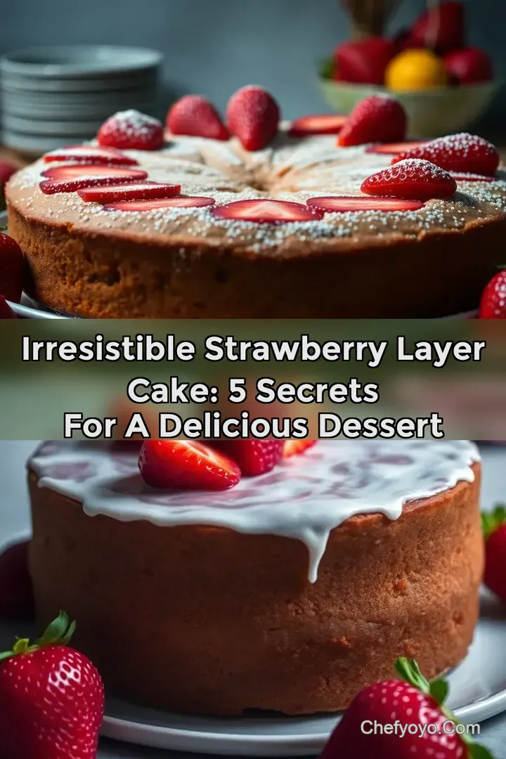Irresistible Strawberry Layer Cake: 5 Secrets for a Delicious Dessert