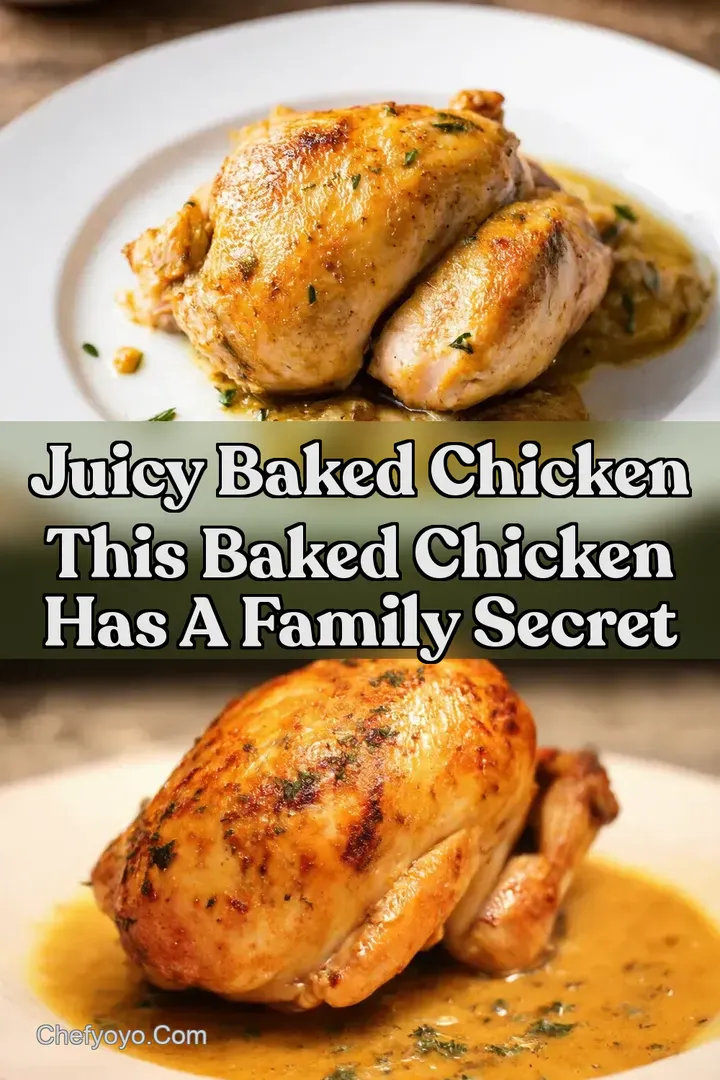 Juicy Baked Chicken This Baked Chicken Has A Family Secret