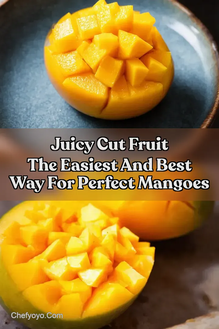 Juicy Cut Fruit The Easiest and Best Way for Perfect Mangoes