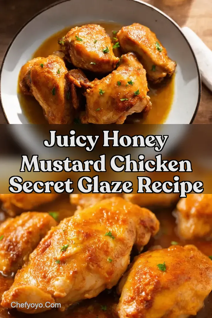 Juicy Honey Mustard Chicken Secret Glaze Recipe