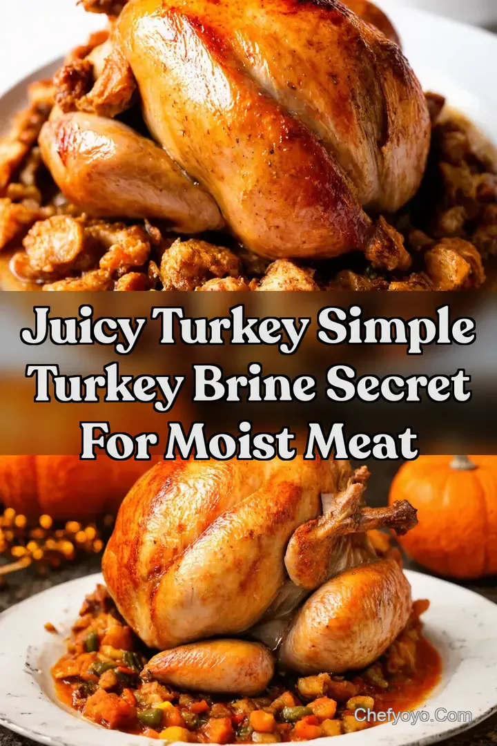 Juicy Turkey Simple Turkey Brine Secret for Moist Meat