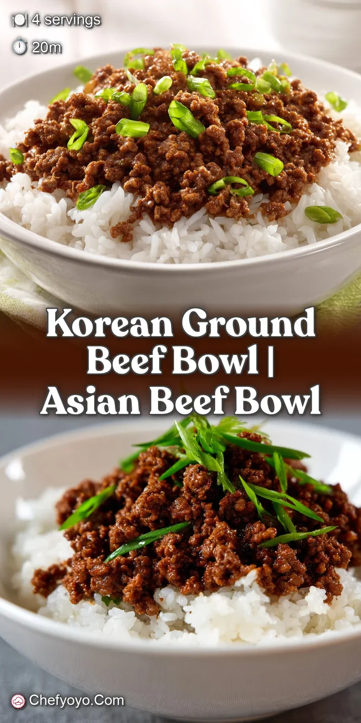 Extreme close-up of caramelized beef crumbles with a glossy glaze, toasted sesame seeds, and crisp green onions.