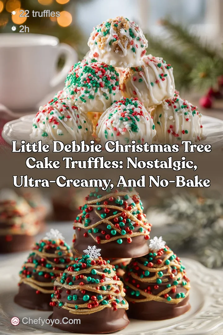 Little Debbie Christmas Tree Cake Truffles: Nostalgic Ultra-Creamy and No-Bake
