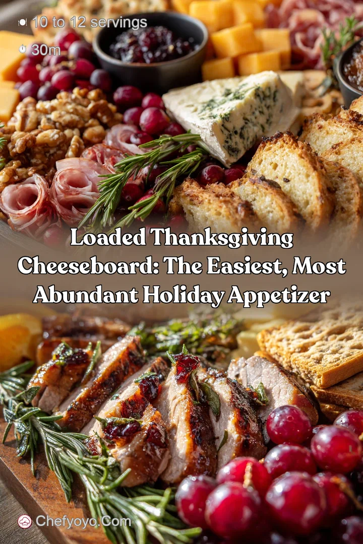 Loaded Thanksgiving Cheeseboard: The Easiest Most Abundant Holiday Appetizer