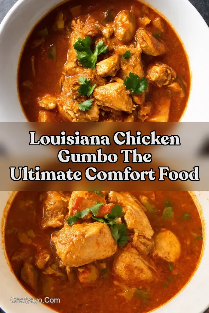 Louisiana Chicken Gumbo The Ultimate Comfort Food : PIN FOR LATER Louisiana Chicken Gumbo The Ultimate Comfort Food